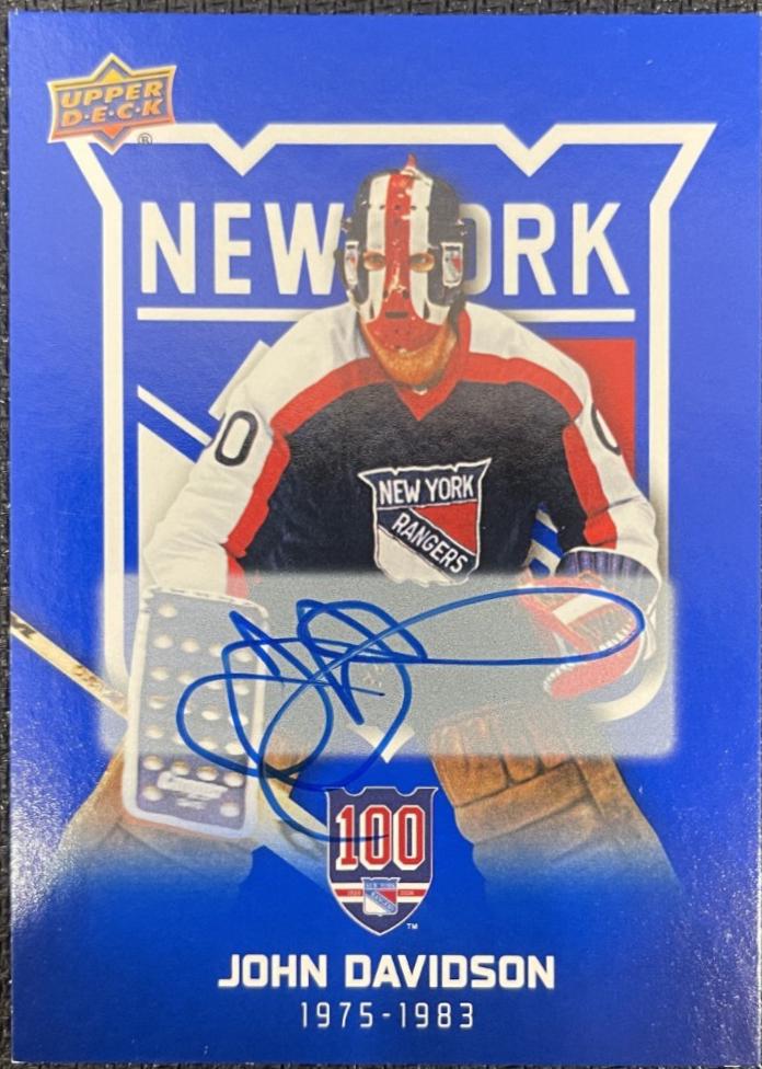 John Davidson [Blue Autograph] #20