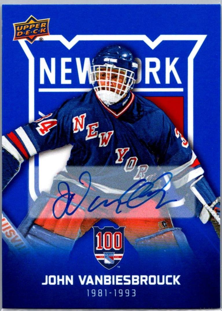 John Vanbiesbrouck [Blue Autograph] #26