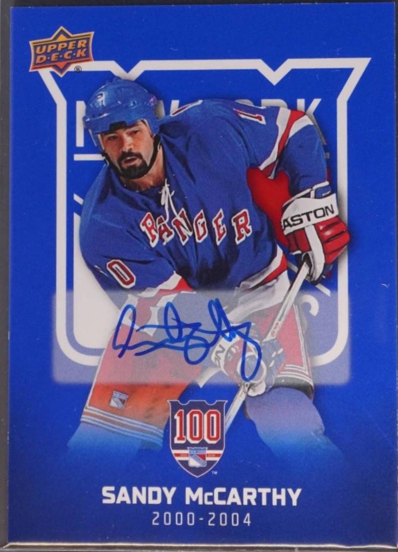 Sandy McCarthy [Blue Autograph] #58