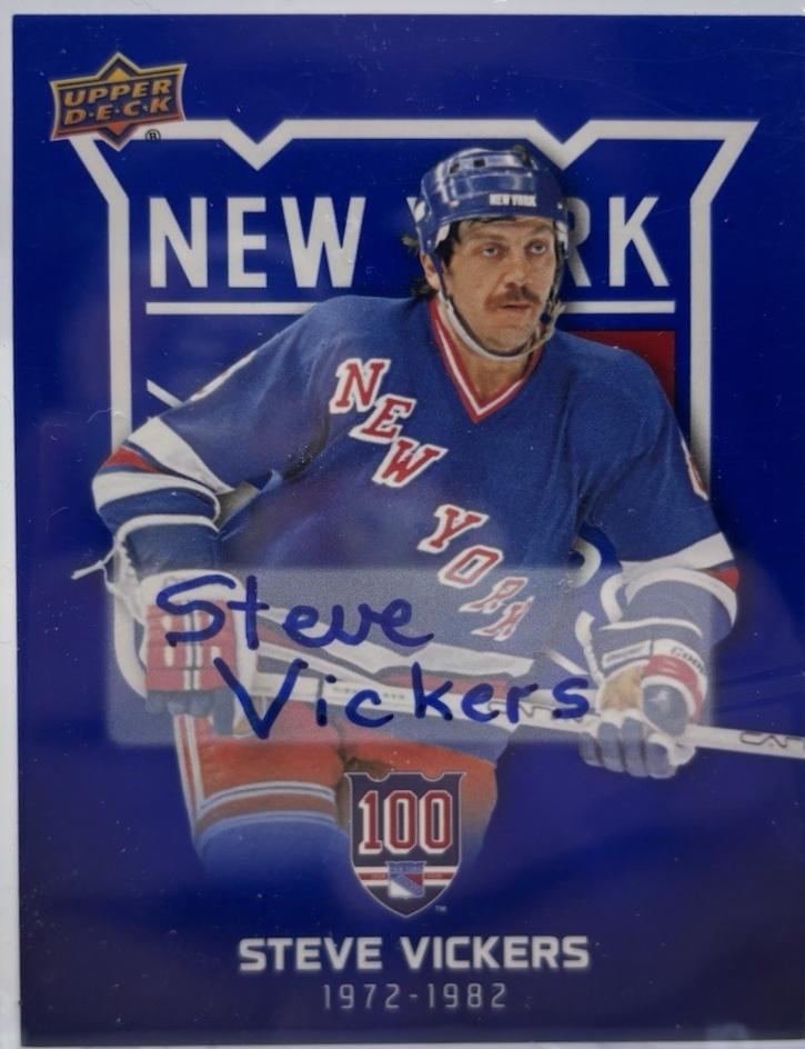 Steve Vickers [Blue Autograph] #17