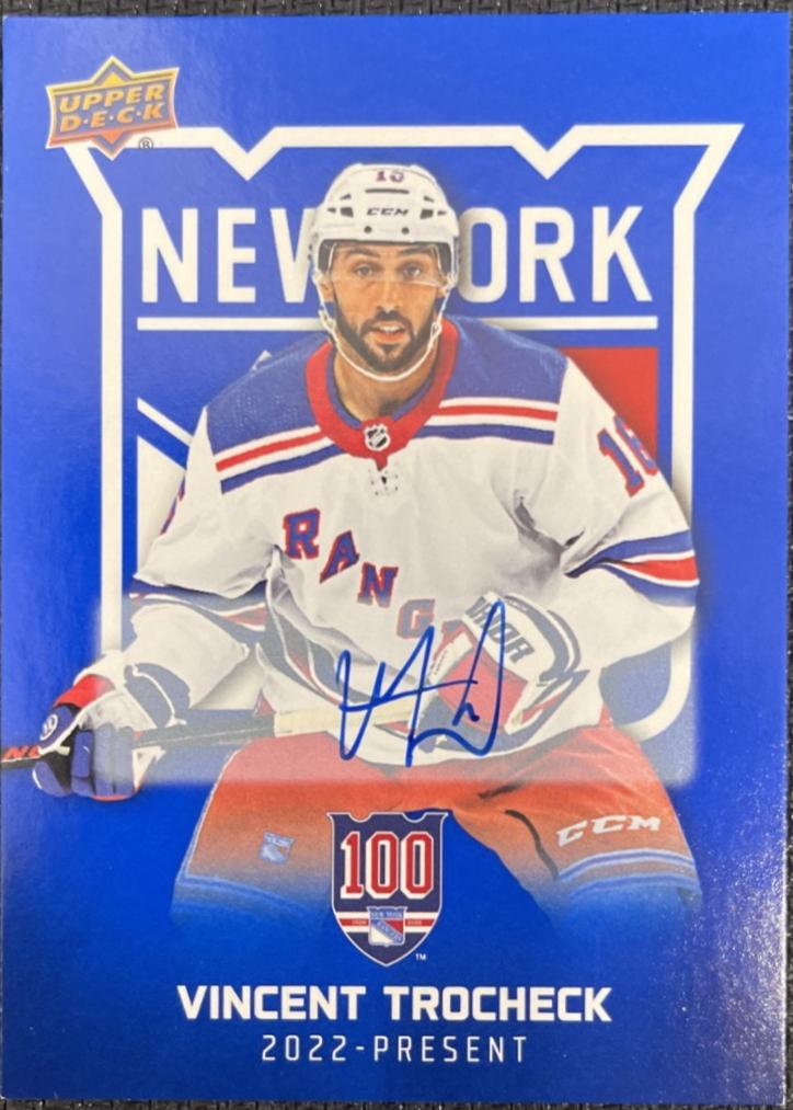 Vincent Trocheck [Blue Autograph] #97