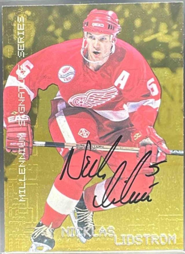 Nicklas Lidstrom [Autograph Gold] #87