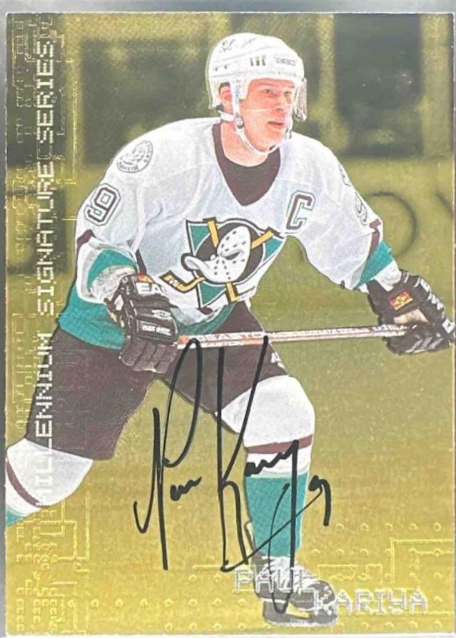 Paul Kariya [Autograph Gold] #1