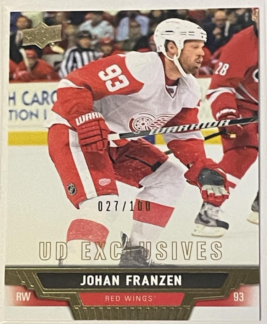 Johan Franzen [UD Exclusives] #343