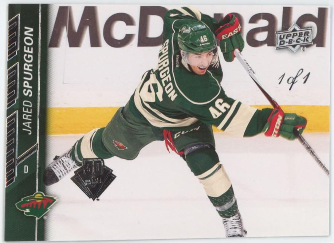 Jared Spurgeon [Printing Plate] #89