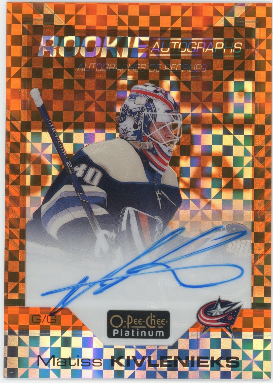 Matiss Kivlenieks [Orange Checkers] #R-KI