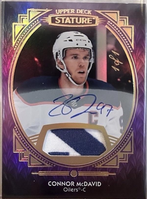 Connor McDavid [Portrait Patch Autograph] #50