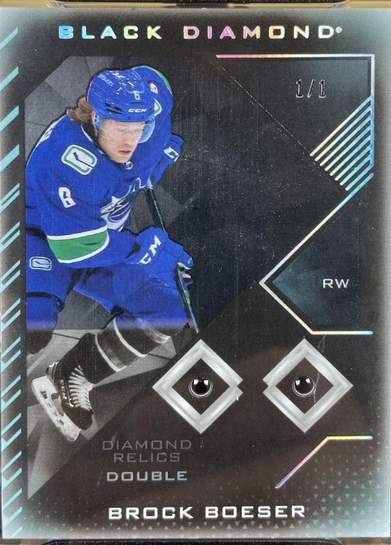 Brock Boeser [Relics Double] #BDB-BO