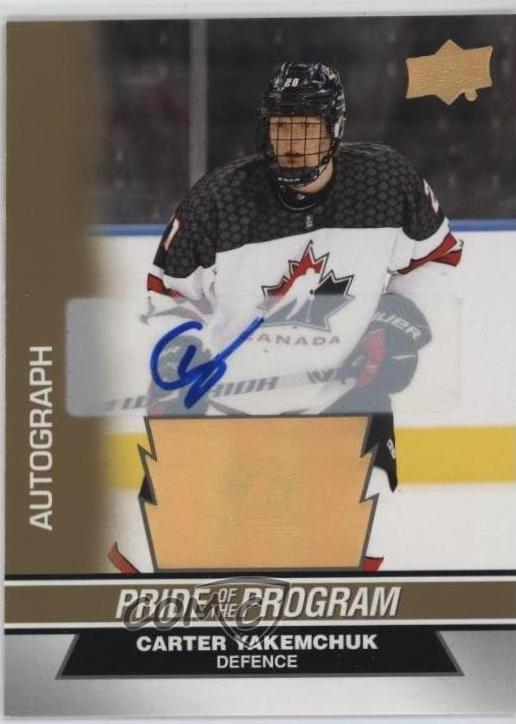 Carter Yakemchuk [Signature] #93
