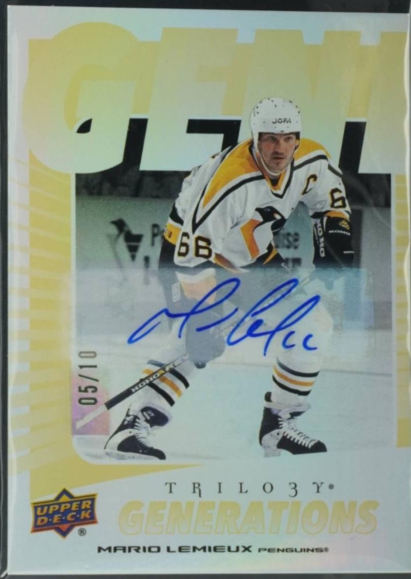 Mario Lemieux [Gold Autograph] #TG-20A