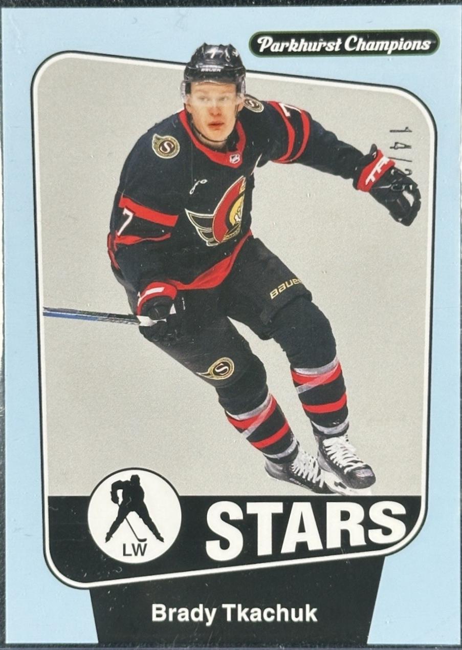 Brady Tkachuk [Baby Blue Border] #207