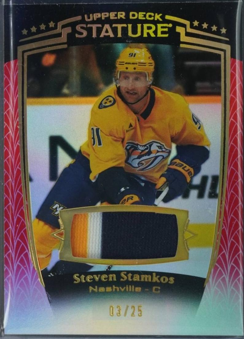 Steven Stamkos [Red Memorabilia] #6