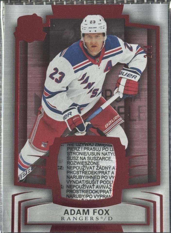 Adam Fox [Red Tag Gold Foil Patch] #57
