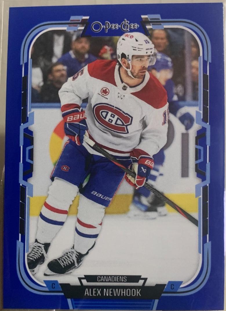Alex Newhook [Blue Border] #128