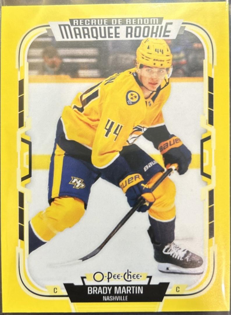 Brady Martin [Yellow Border] #589