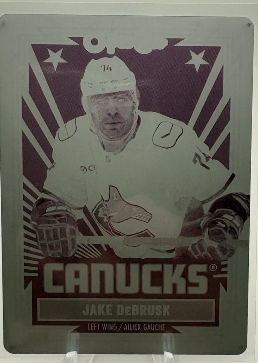 Jake DeBrusk [Retro Printing Plate] #160