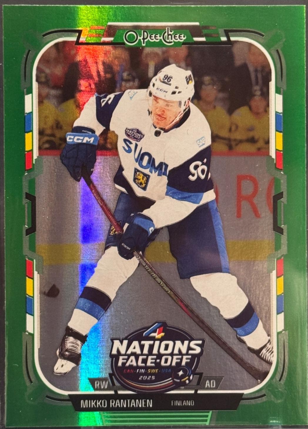 Mikko Rantanen [Rainbow Foil Green] #525
