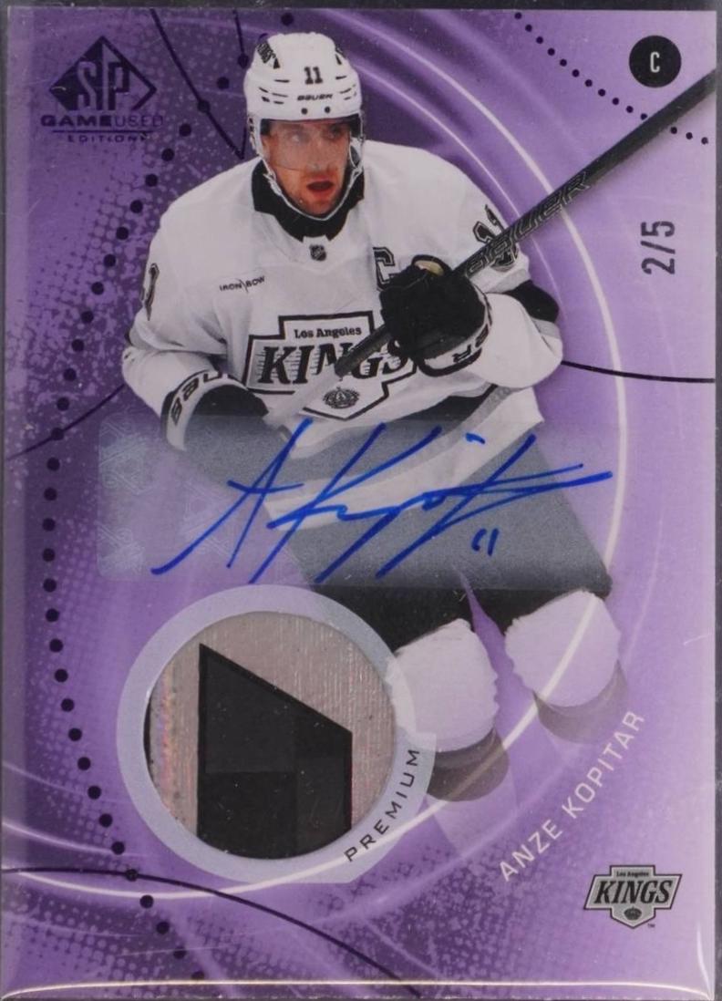 Anze Kopitar [Purple Auto Premium Memorabilia] #110