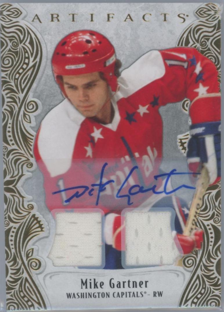 Mike Gartner [Gold Autograph Material] #160