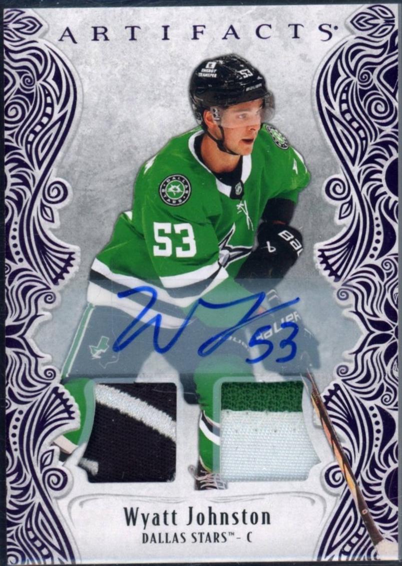 Wyatt Johnston [Auto Material Purple] #113