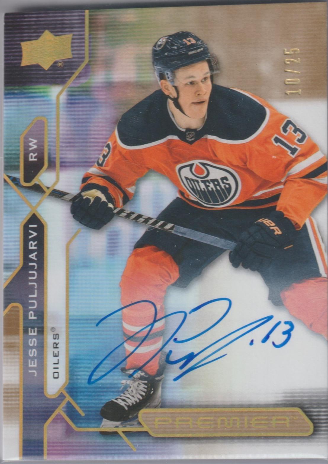 Jesse Puljujarvi [Gold Autograph] #63
