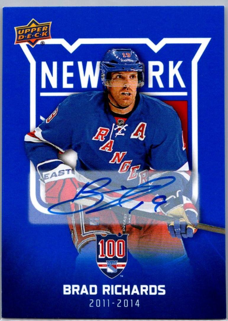 Brad Richards [Blue Autograph] #78