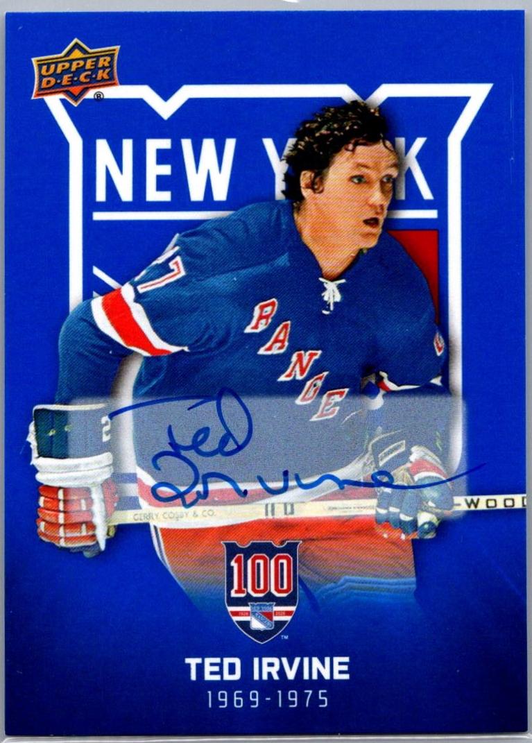 Ted Irvine [Blue Autograph] #15