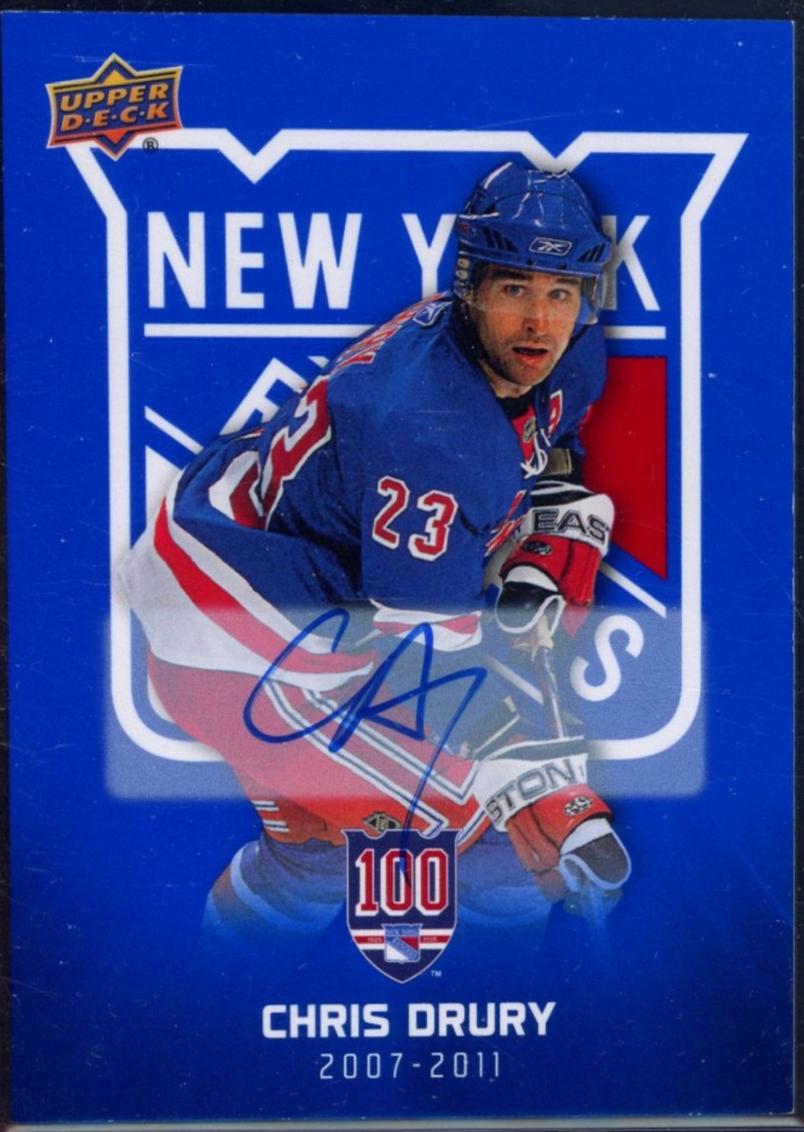 Chris Drury [Blue Autograph] #71