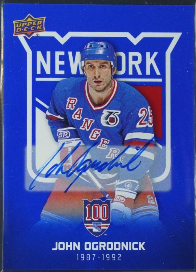 John Ogrodnick [Blue Autograph] #32