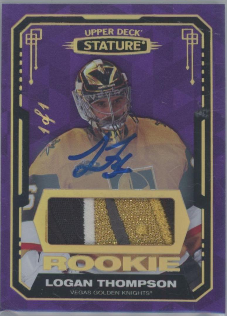 Logan Thompson [Design Variant Autograph Material Purple] #194