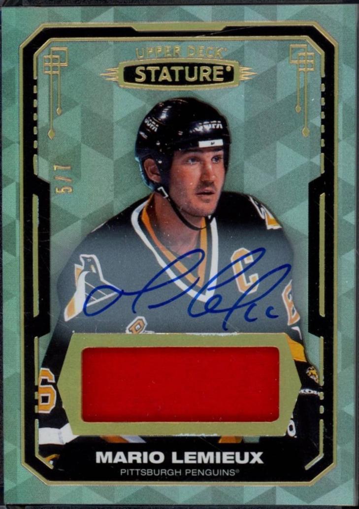 Mario Lemieux [Design Variant Autograph Material] #71