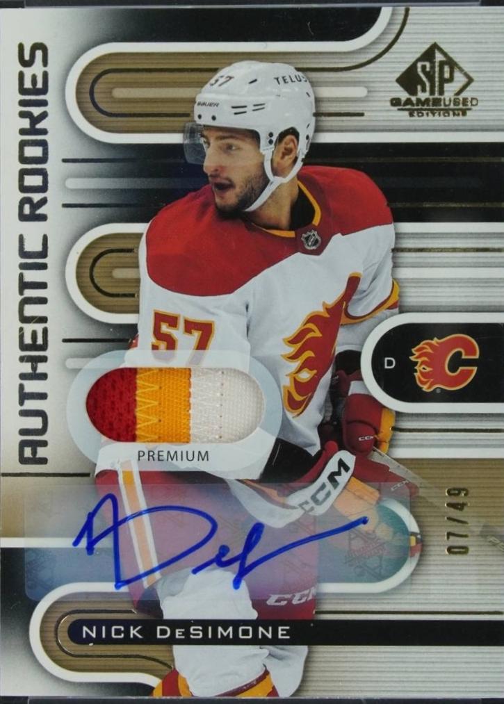 Nick DeSimone [Gold Autograph Premium Memorabilia] #214