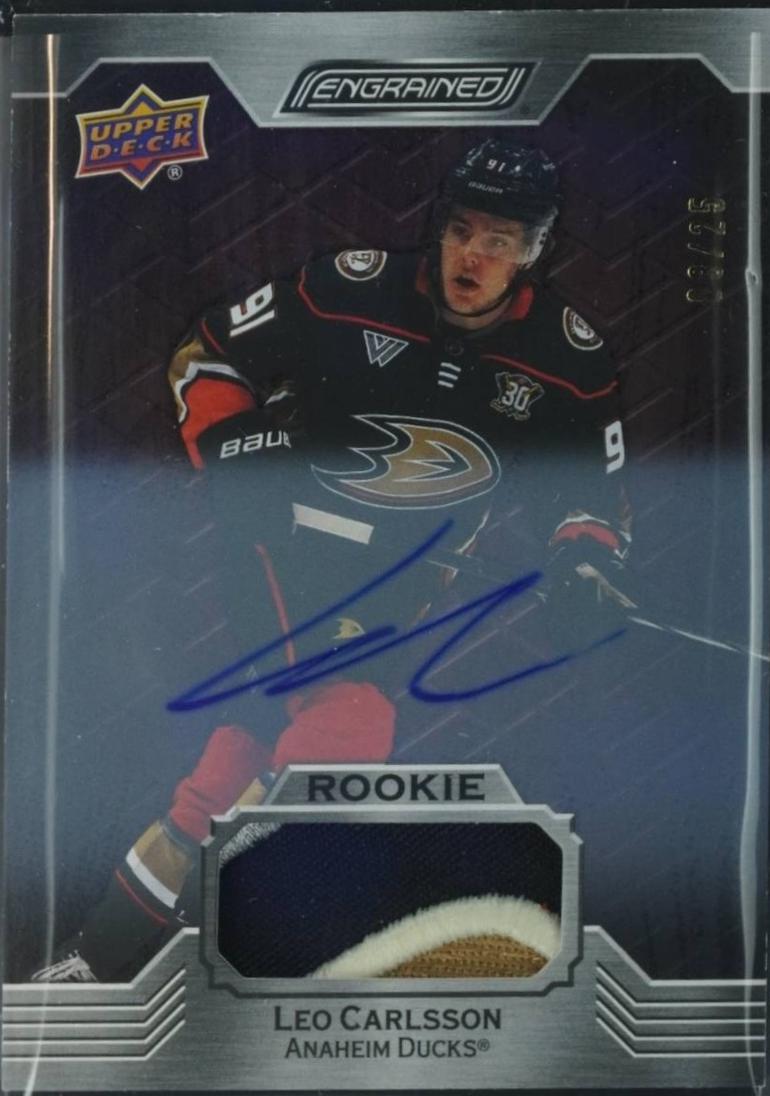 Leo Carlsson [Mahogany Autograph Memorabilia] #165