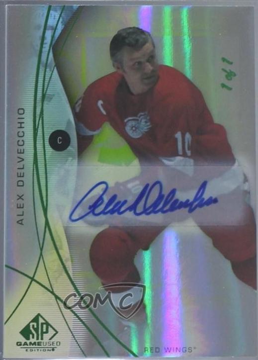 Alex Delvecchio [Green Autograph] #186