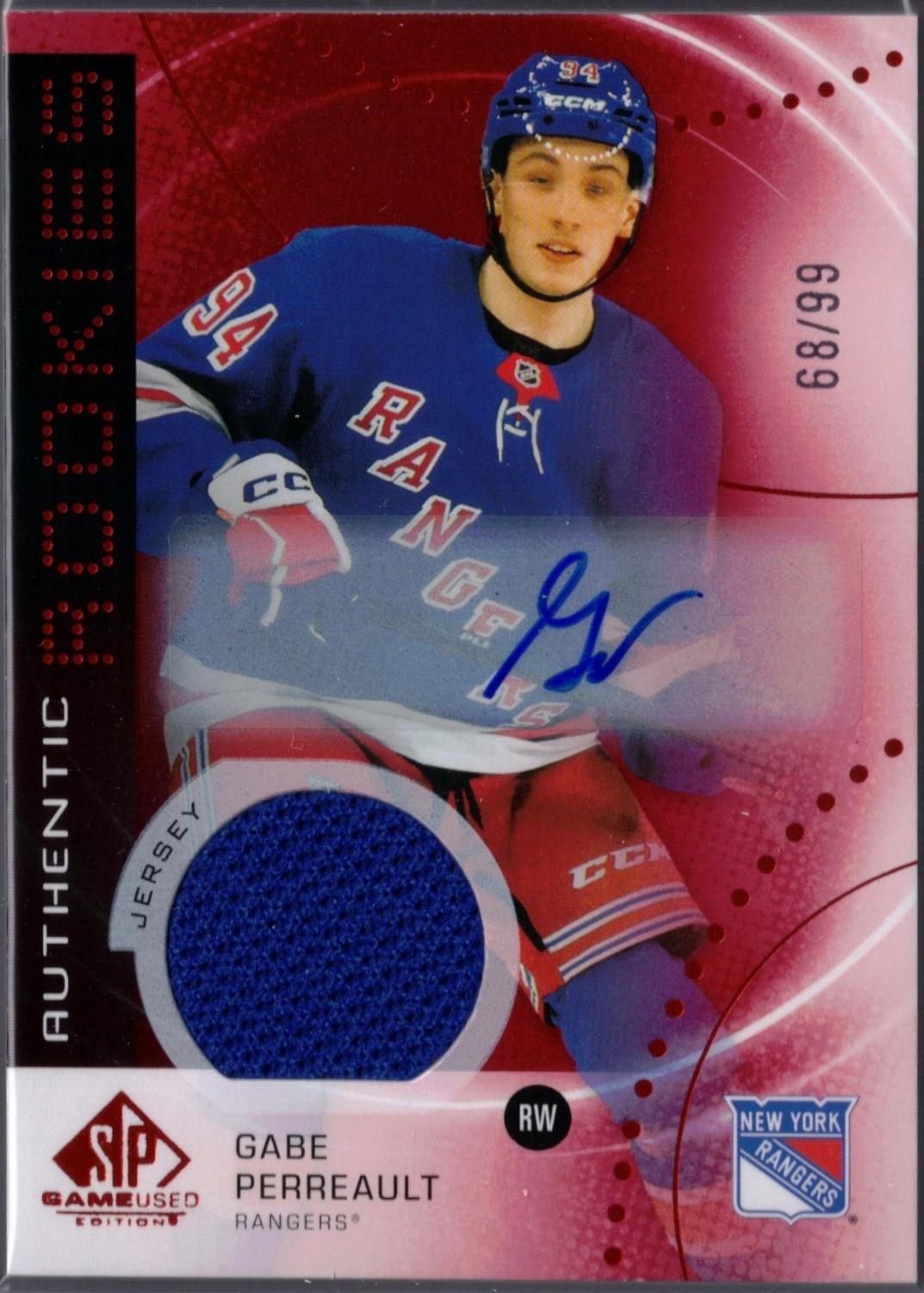 Gabe Perreault [Red Autograph Jersey] #AR-GP
