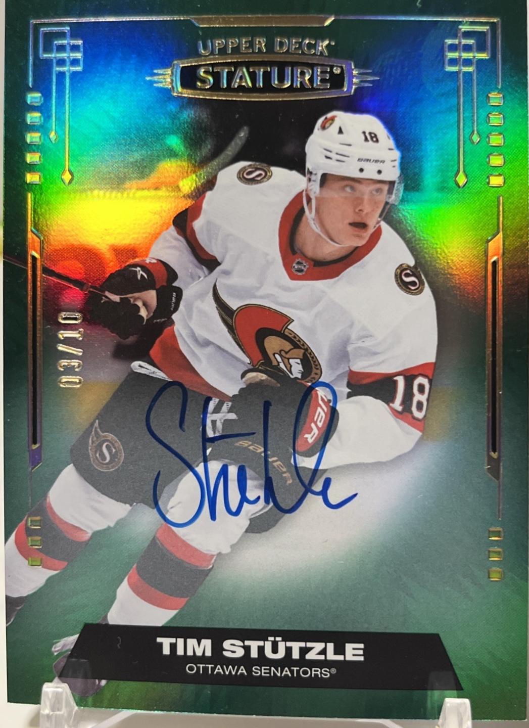 Tim Stutzle [Photo Variant Autograph Green] #36