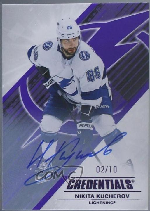 Nikita Kucherov [Purple Autograph] #99