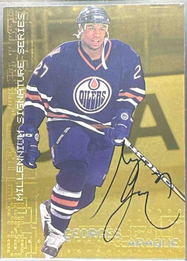 Georges Laraque [Autograph Gold] #100