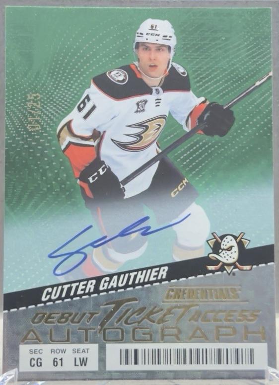 Cutter Gauthier [Green Autograph] #127