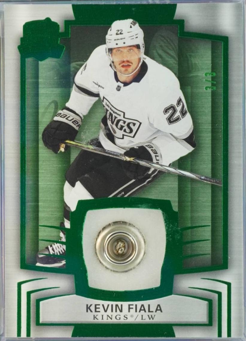 Kevin Fiala [Green Button Gold Foil Patch] #30