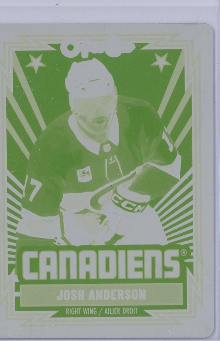 Josh Anderson [Printing Plate] #273