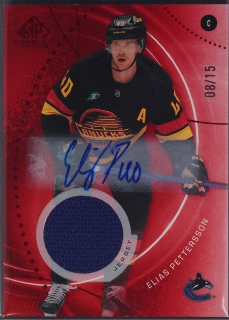 Elias Pettersson [Red Auto Jersey] #91