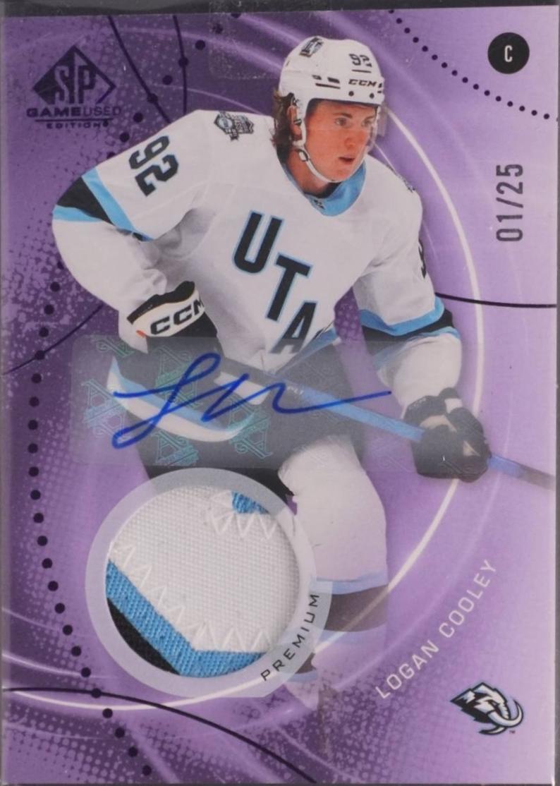 Logan Cooley [Purple Auto Premium Memorabilia] #191