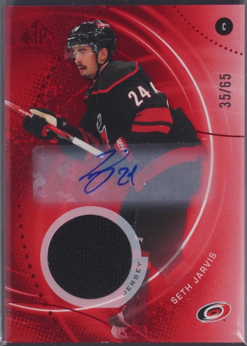 Seth Jarvis [Red Auto Jersey] #164