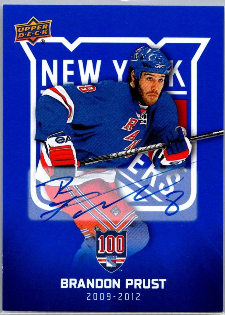 Brandon Prust [Blue Autograph] #74