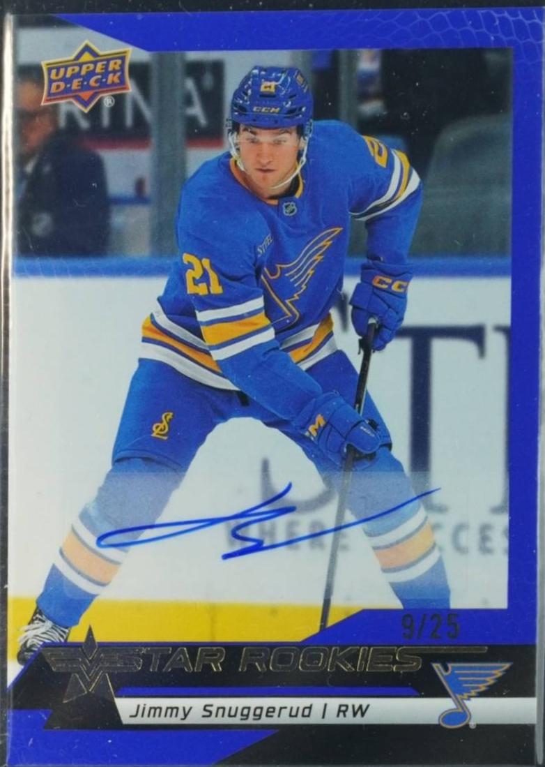 Jimmy Snuggerud [Blue Autograph] #17