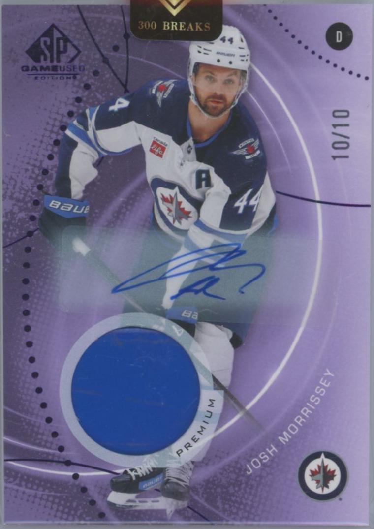 Josh Morrissey [Purple Auto Premium Memorabilia] #138
