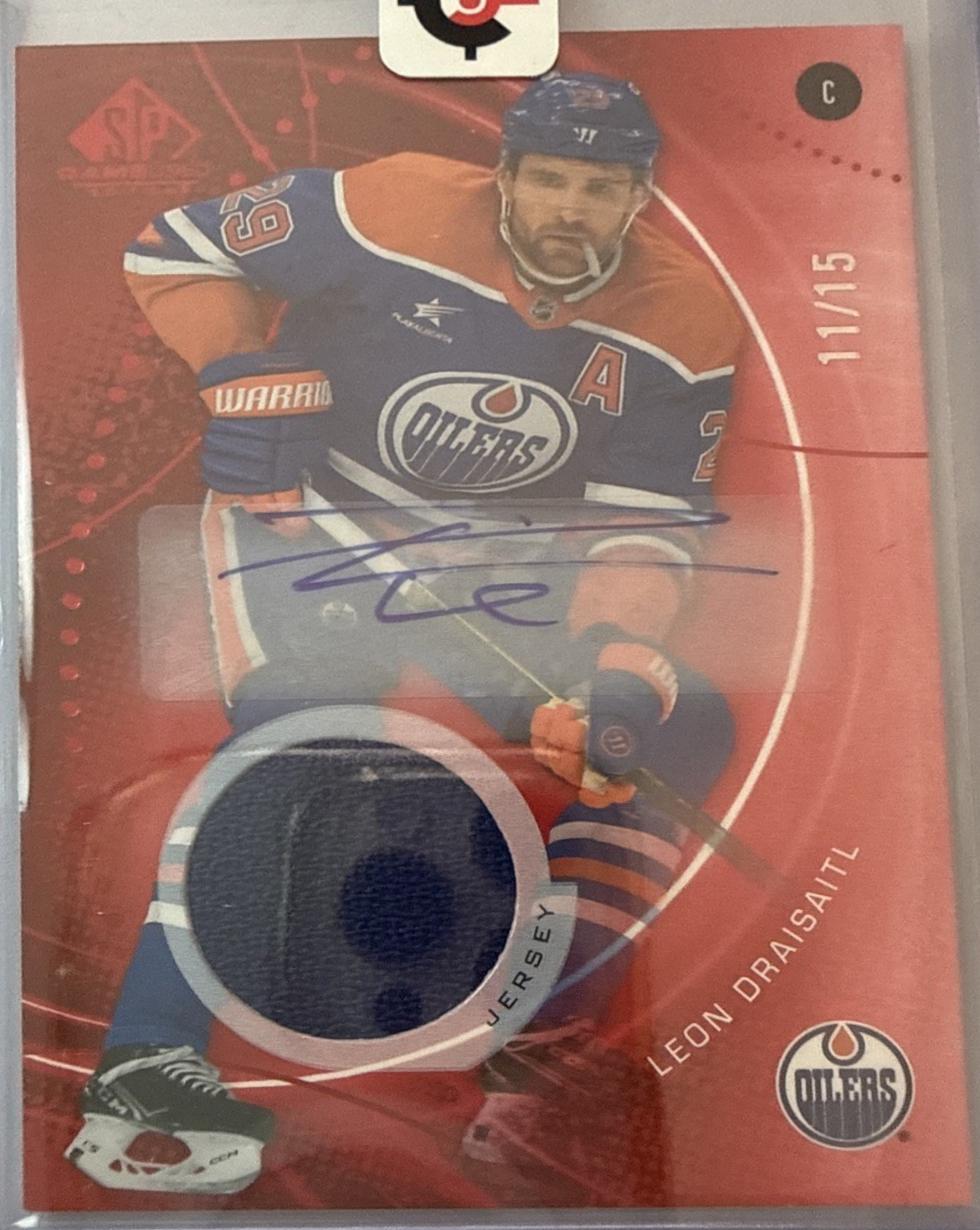 Leon Draisaitl [Red Auto Jersey] #95