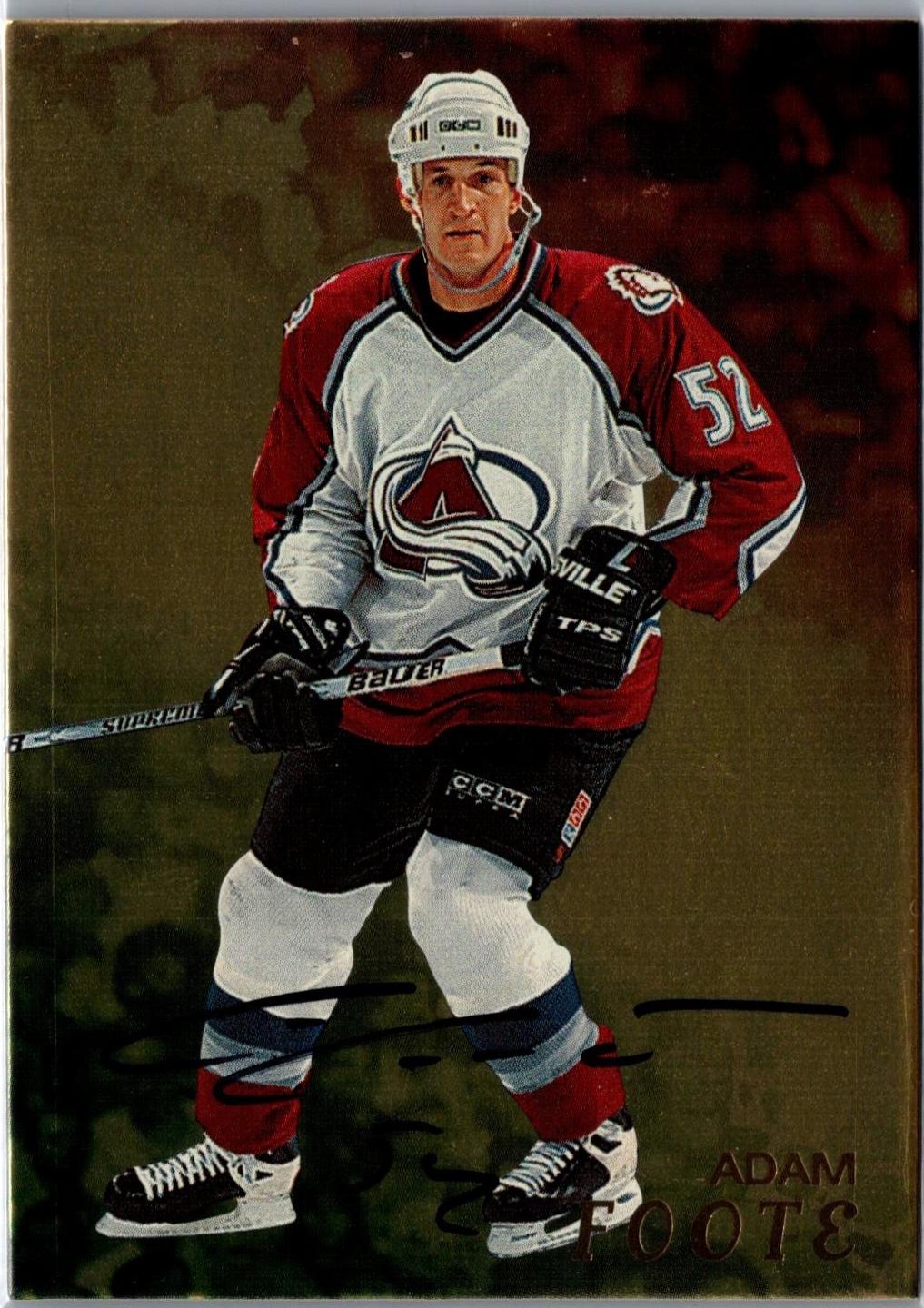 Adam Foote [Gold Autograph] #33