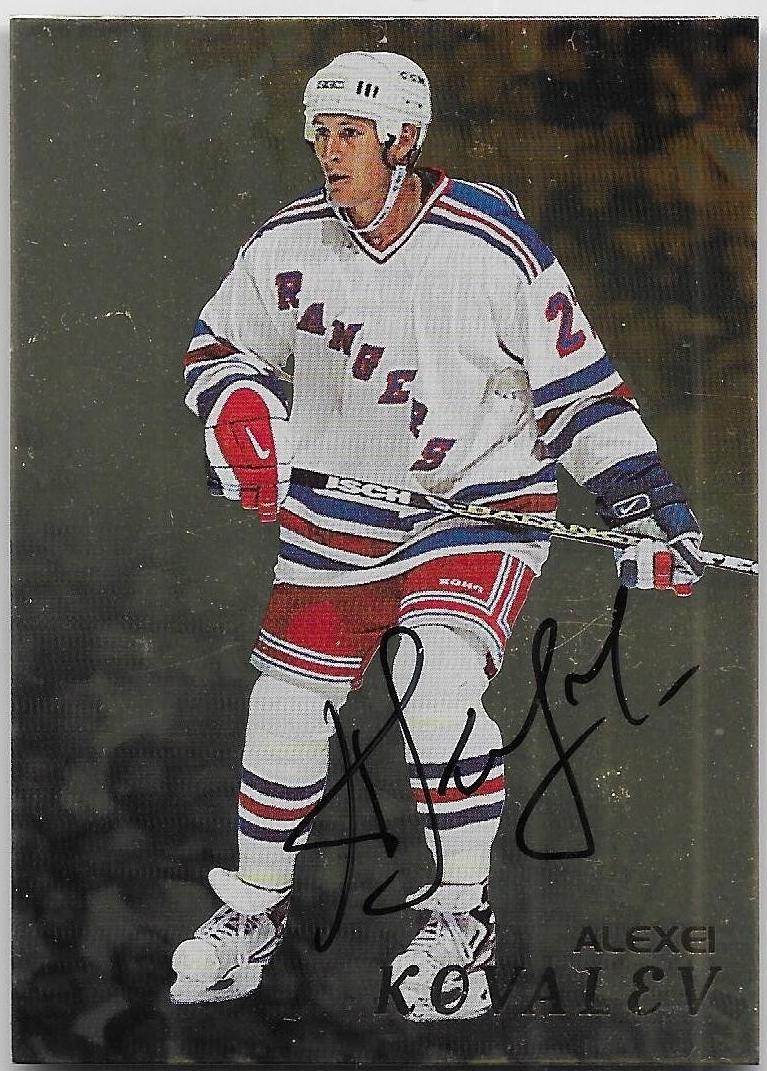 Alexei Kovalev [Gold Autograph] #92